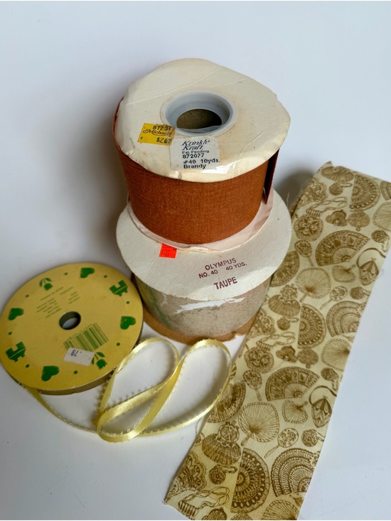 Michaels Other - Vintage Ribbon Lot Krinkle Kraft Olympus Lion Ribbon Craft Sewing Trim Destash